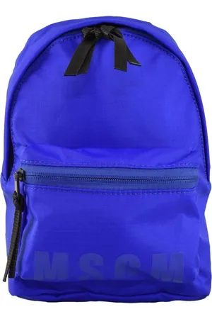 Msgm Unisex, Sacs, Bleu, Taille: ONE Size Sac à dos en polyester