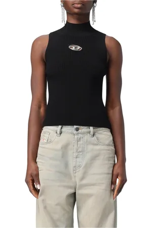 Diesel Femme, Tops, Noir, Taille: 36 FR Pulls Élégants pour Hommes et Femmes