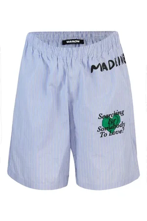 BARROW Homme, Shorts, Bleu, Taille: XS Shorts en Coton Bleu avec Poches Latérales
