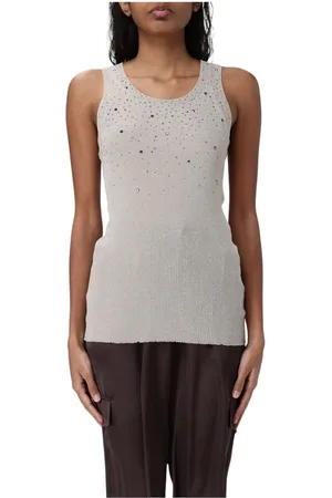 ANIYE BY Femme, Tops, , Taille: 36 FR Débardeur Côtelé Ornée