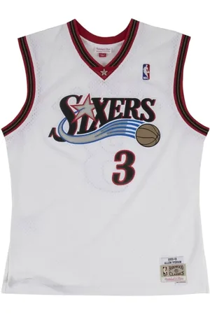 Mitchell & Ness Homme, Sport, Blanc, Taille: XL Maillot Philadelphia 76ers Allen Iverson