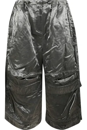 Diesel Femme, Shorts, Gris, Taille: 36 FR Shorts Bermuda unisexe avec cordons ajustables