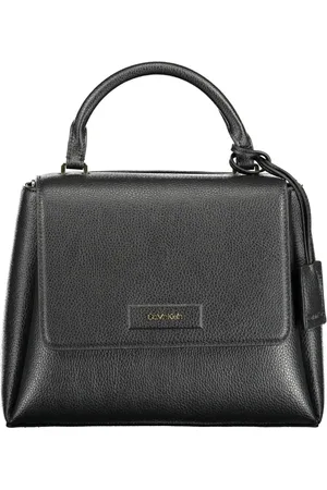 Calvin Klein Femme, Sacs, Noir, Taille: ONE Size Sac à main noir pour femme avec bandoulière amovible