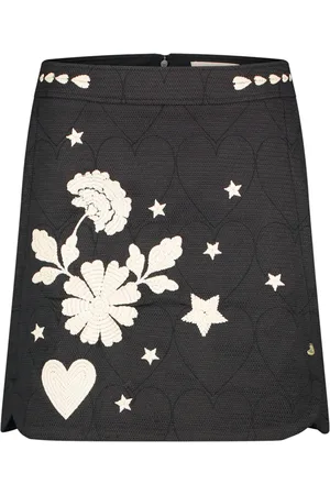 Fabienne Chapot Femme, Jupes, Noir, Taille: 40 FR Mini-Jupe Noire avec Détails