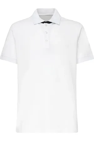FAY Homme, Tops, Blanc, Taille: 2XL T-shirts et Polos Blancs avec Logo