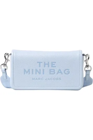 Marc Jacobs Femme, Sacs, Bleu, Taille: ONE Size Sac Pochette Rose avec Logo en Relief