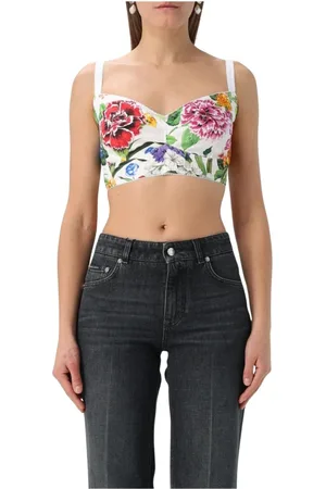 Dolce & Gabbana Femme, Tops, Multicolore, Taille: 38 FR Haut Camisole Floral