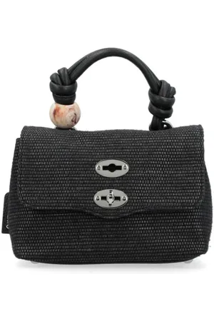Zanellato Femme, Sacs, Noir, Taille: ONE Size Sac Postina Tressé Noir