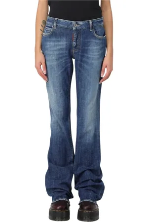 Dsquared2 Femme, Jeans, Bleu, Taille: 36 FR Jean Bootcut Bleu Classique