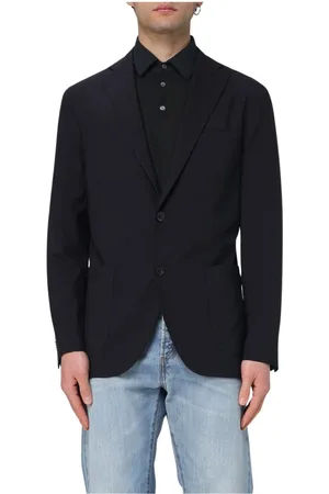 Boglioli Homme, Vestes, Bleu, Taille: M Veste Noire Classique pour Homme