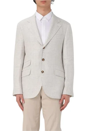 Brunello Cucinelli Homme, Vestes, Gris, Taille: S Veste de Sport de Luxe