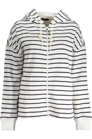 North Sails Homme, Sweatshirts et sweats à capuche, Blanc, Taille: M Sweat à capuche élégant en blanc