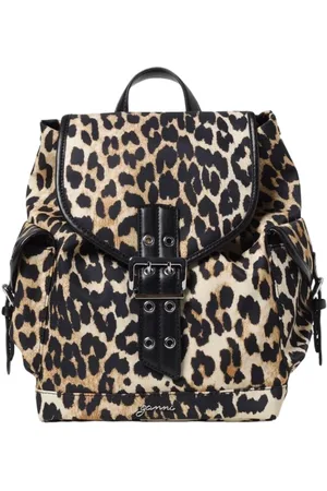 Ganni Femme, Sacs, Multicolore, Taille: ONE Size Sac à Dos Multicolore Élégant avec Bretelles Réglables
