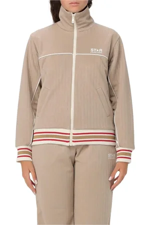 Golden Goose Femme, Sweatshirts et sweats à capuche, , Taille: 36 FR Veste de Survêtement Côtelée