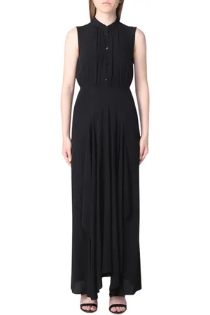 Patrizia Pepe Femme, Robes, Noir, Taille: 38 FR Robe Noire à Ourlet Asymétrique
