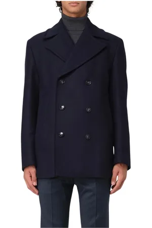 HUGO BOSS Homme, Vestes, Bleu, Taille: L Peacoat Bleu à Double Boutonnage