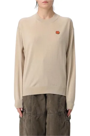 Kenzo Femme, Pulls, , Taille: 38 FR Pull à Fleurs Brodées
