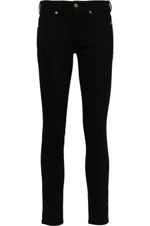 VERSACE Femme, Jeans, Noir, Taille: W27 Pantalon Jeans Noir