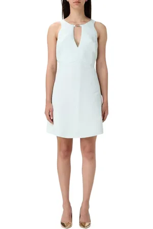 Twin-Set Femme, Robes, Vert, Taille: 36 FR Robe Mini A-Line Menthe