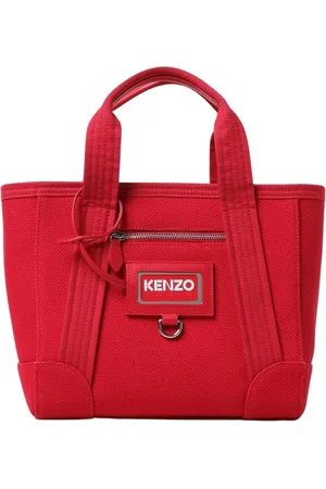 Kenzo Femme, Sacs, Rouge, Taille: ONE Size Sac Fourre-Tout en Toile Rouge
