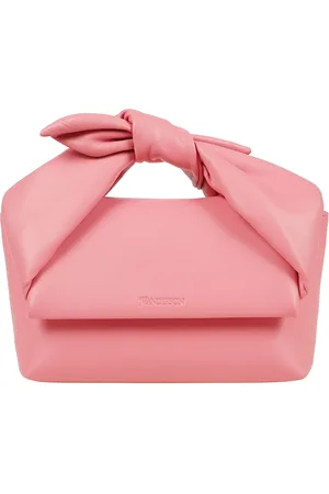 J.W.Anderson Femme, Sacs, Rose, Taille: ONE Size Twister Sac à Main en Cuir avec Bandoulière Chaîne