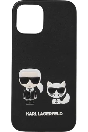 Karl Lagerfeld Homme, Accessoires, Noir, Taille: ONE Size Coque iPhone 13 Pro KK Choupette