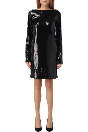 HUGO BOSS Femme, Robes, Noir, Taille: 42 FR Robe Mini Pailletée Verte
