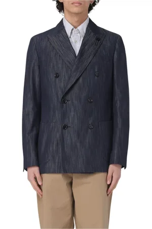 LARDINI Homme, Vestes, Bleu, Taille: S Veste Bleue à Un Bouton pour Homme