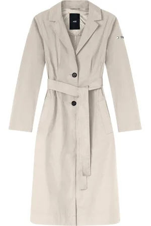 add Femme, Manteaux, Gris, Taille: 34 FR Trench EN Coton