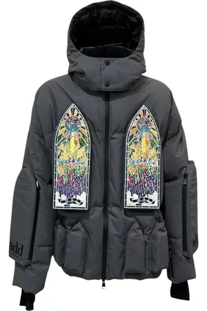 add Homme, Vestes, Gris, Taille: L Blouson EN Duvet Avec Capuche Amovible