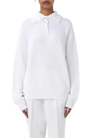 Fabiana Filippi Femme, Pulls, , Taille: 36 FR Élégant pull polo côtelé