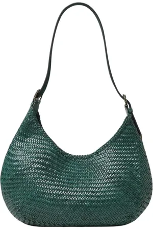 Dragon Diffusion Femme, Sacs, Vert, Taille: ONE Size Sac Bandoulière en Cuir Vert Forêt