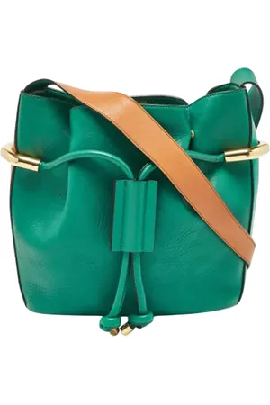 Chloé Femme, Pre-owned, Vert, Taille: ONE Size Pre-owned Cuir sacs-ports-paule