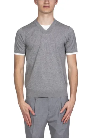 Paolo Pecora Homme, Pulls, Gris, Taille: S Pull Homme Gris