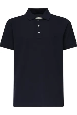 FAY Homme, Tops, Noir, Taille: S T-shirts et Polos Noirs avec Manches Courtes
