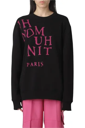 Ih Nom Uh Nit Femme, Sweatshirts et sweats à capuche, Noir, Taille: 44 FR Sweat Paris Col Rond Noir