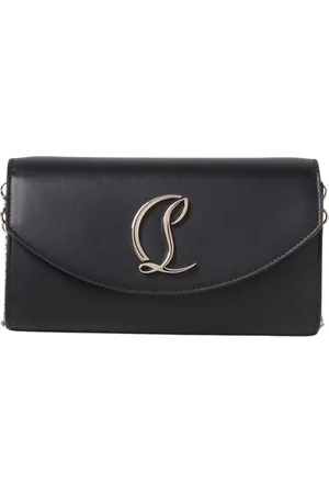 Christian Louboutin Femme, Sacs, Noir, Taille: ONE Size Sac Bandoulière Noir à Chaîne