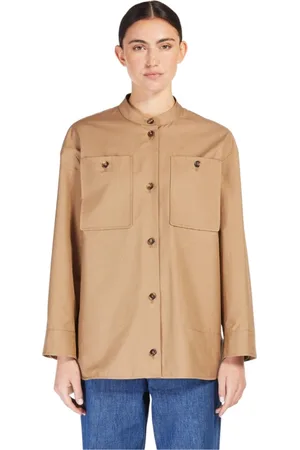 Max Mara Femme, Vestes, , Taille: 38 FR Veste à Col Mandarin Résistante à l
