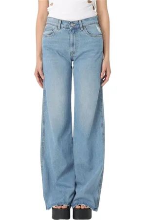 COPERNI Femme, Jeans, Bleu, Taille: 38 FR Jeans Larges Élégants