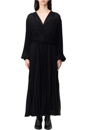 Twin-Set Femme, Robes, Noir, Taille: 44 FR Robe Élégante à Volants