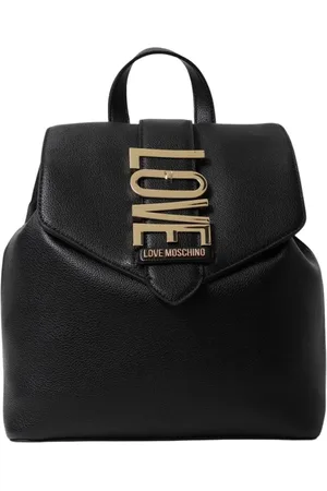 Moschino Femme, Sacs, Noir, Taille: ONE Size Sac à Dos Élégant Noir pour Femmes