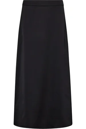 Co`Couture Femme, Jupes, Noir, Taille: 40 FR Élégante Jupe Sateen en Noir