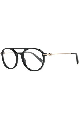 Dsquared2 Unisex, Accessoires, Noir, Taille: ONE Size Lunettes rondes noires Élégantes et