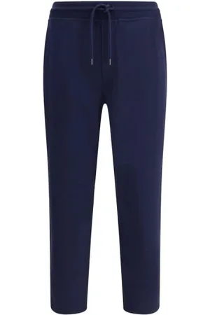 Brunello Cucinelli Homme, Pantalons, Bleu, Taille: M Pantalon de Luxe en Cachemire et Soie avec Poches
