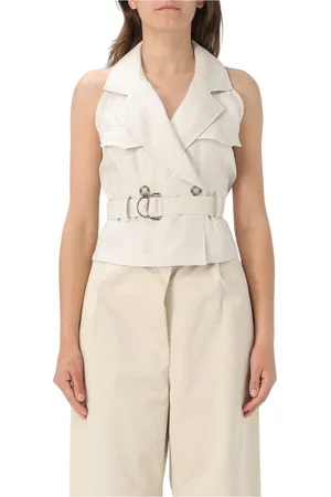 Liu Jo Femme, Vestes, , Taille: 38 FR Gilet Élégant avec Col pour Femmes