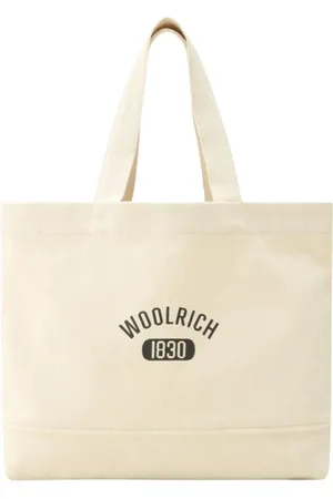 Woolrich Femme, Sacs, , Taille: ONE Size Sac fourre-tout en toile avec logo imprimé
