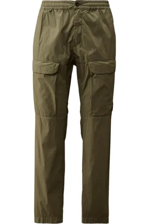 C.P. Company Homme, Pantalons, Vert, Taille: S Pantalon Cargo Large en Thym-Vert