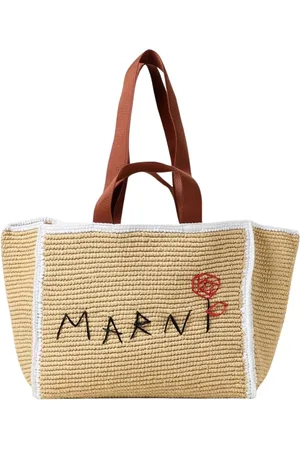 Marni Femme, Sacs, , Taille: ONE Size Sac fourre-tout avec logo brodé