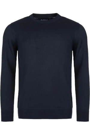 Barbour Homme, Pulls, Bleu, Taille: S Pull en coton avec style Mkn0932-Ny91