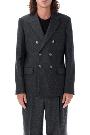 Ami Homme, Vestes, Gris, Taille: S Blazer croisé saisonnier